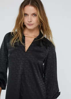 Vestido estampado logo