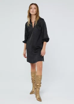 Vestido estampado logo