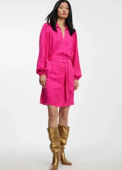 Vestido estampado logo