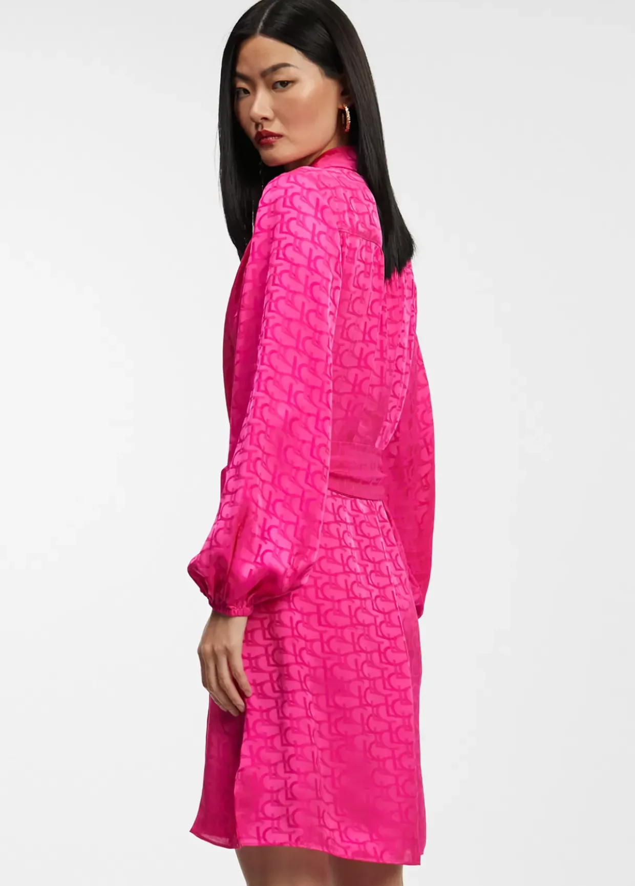 Vestido estampado logo