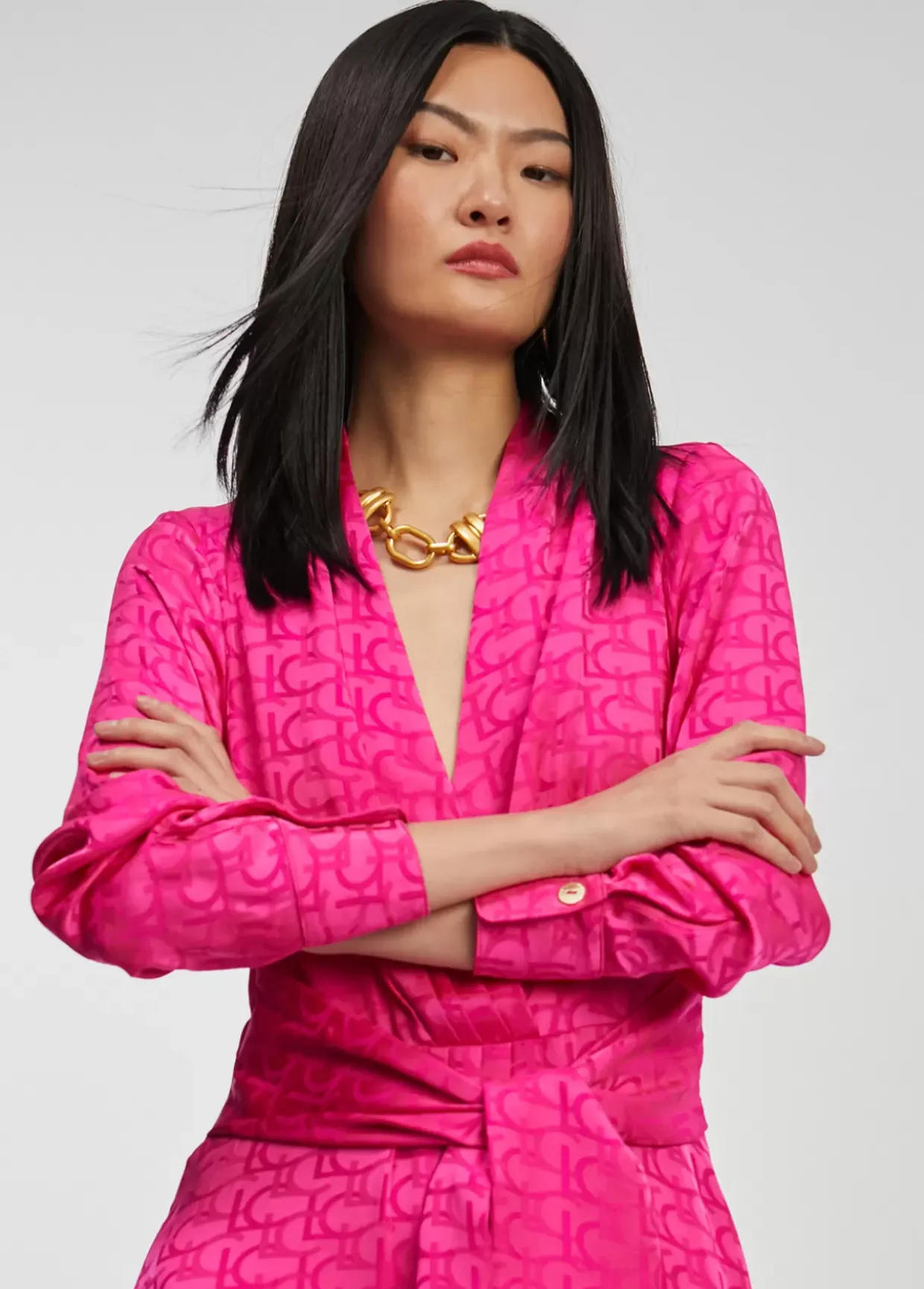 Vestido estampado logo