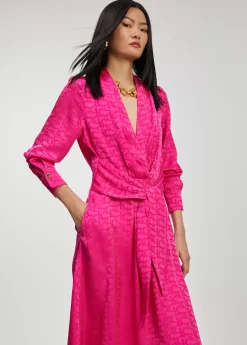 Vestido estampado logo