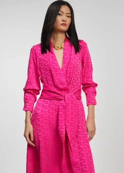 Vestido estampado logo