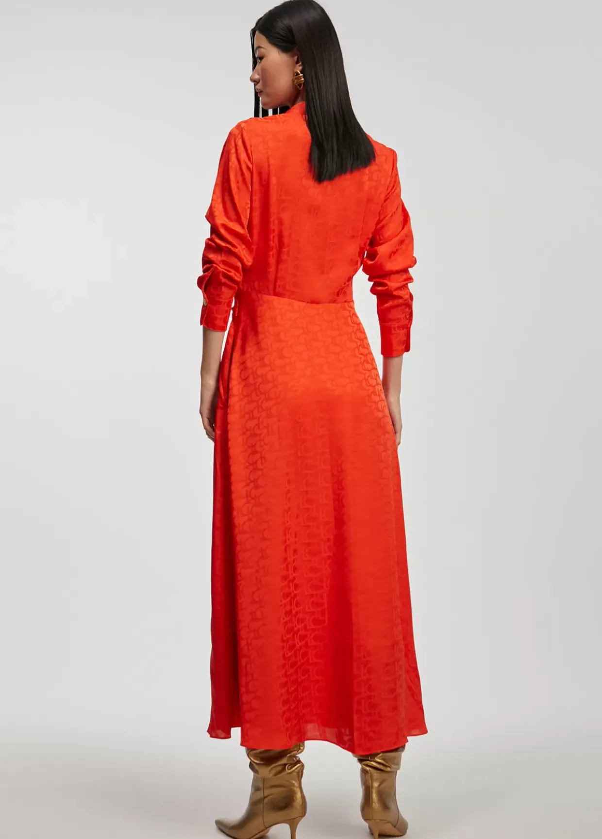 Vestido estampado logo