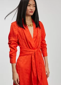 Vestido estampado logo