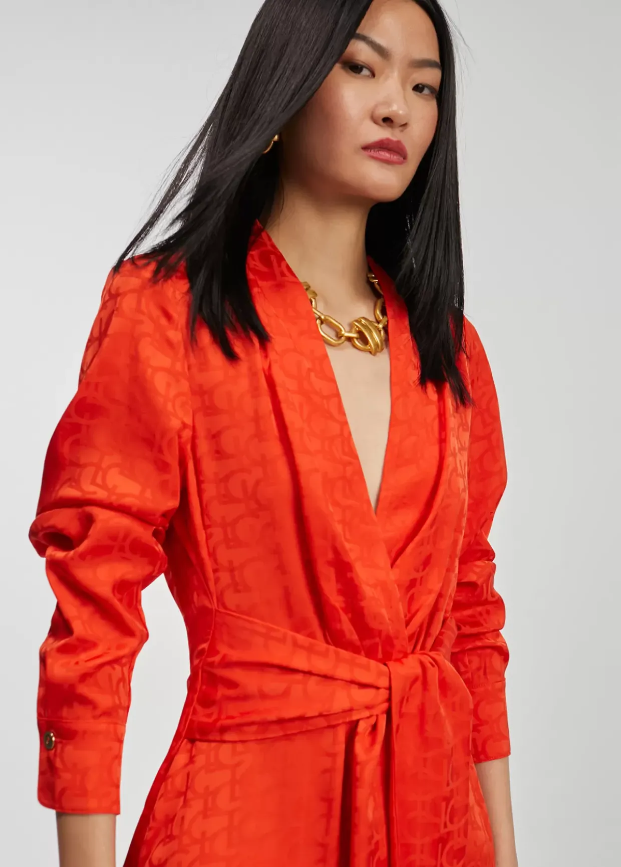 Vestido estampado logo