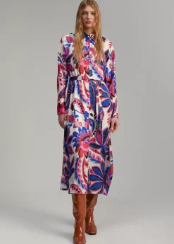 Vestido estampado paisley