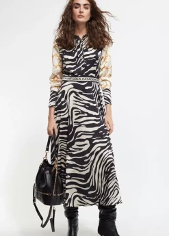 Vestido estampado zebra