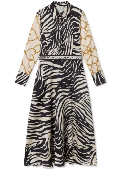 Vestido estampado zebra