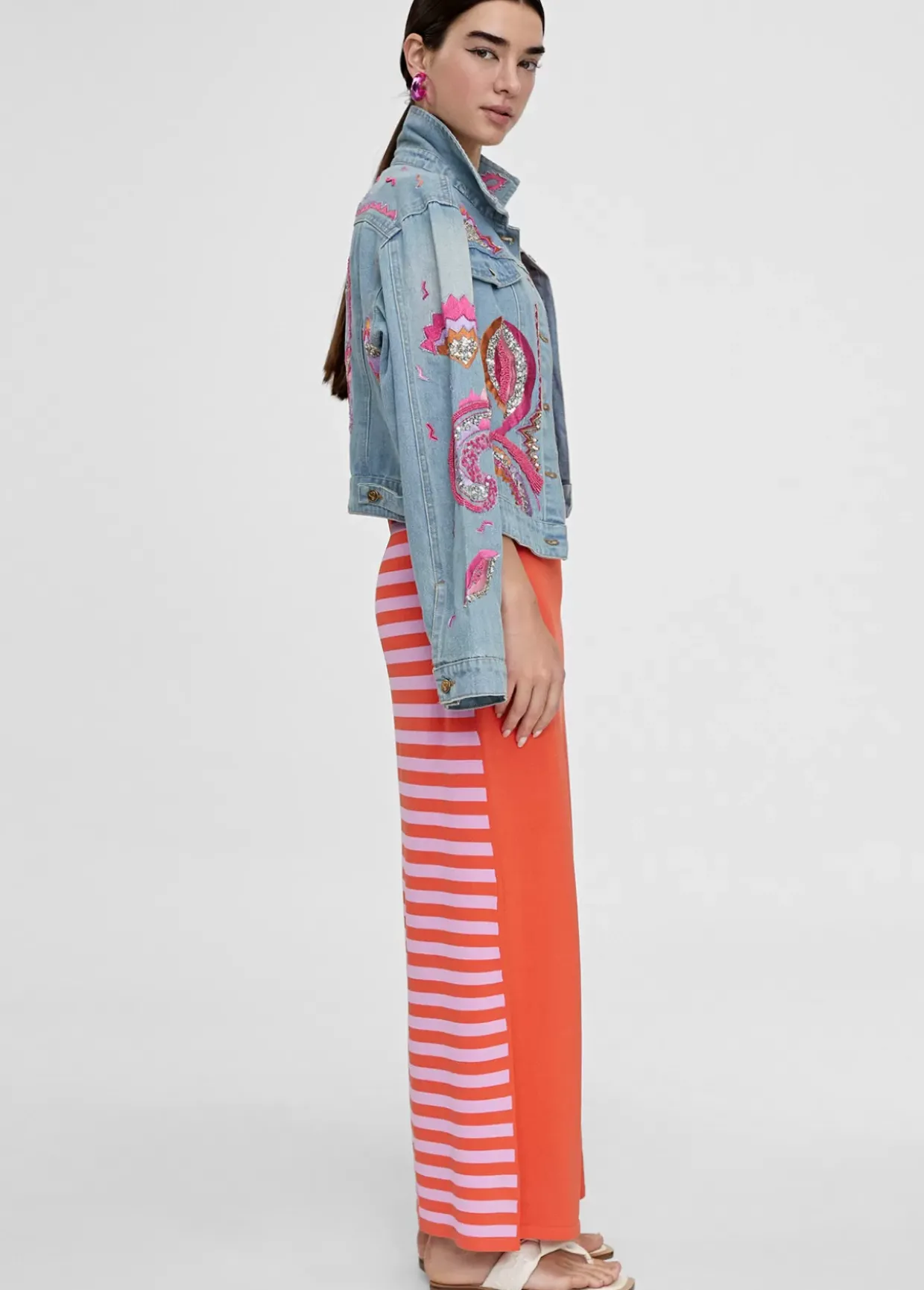 Vestido largo de punto