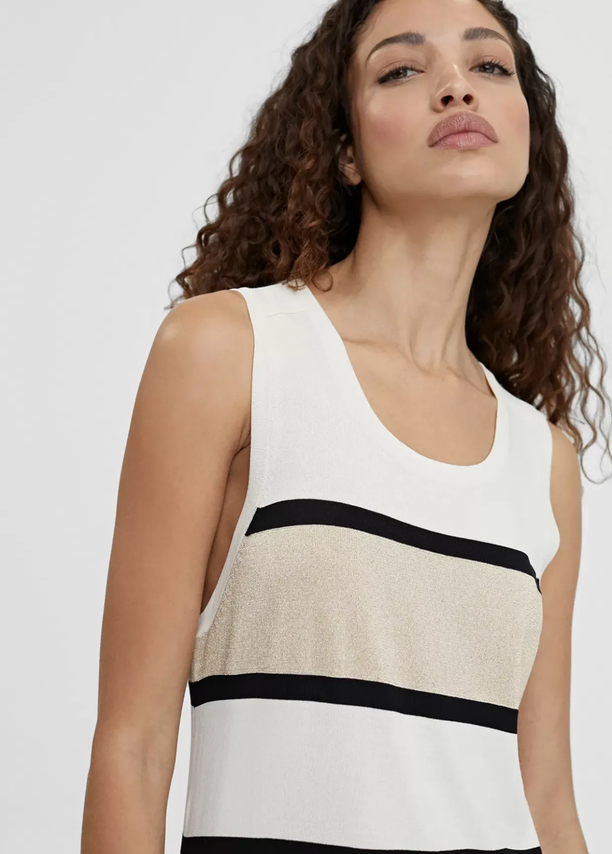 Vestido largo de punto