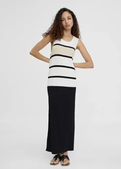 Vestido largo de punto