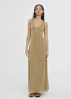 Vestido largo de punto