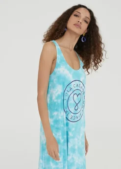 Vestido largo de tirantes