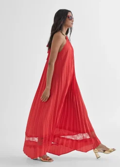 Vestido largo halter