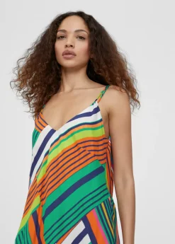 Vestido largo multicolor