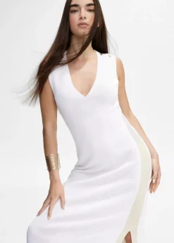 Vestido midi de punto