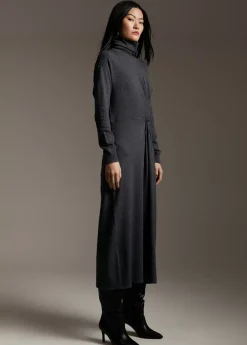 Vestido midi de punto