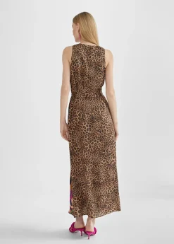 Vestido midi estampado