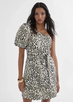 Vestido mini asimétrico