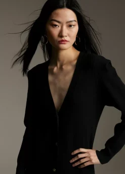 Vestido punto hombreras