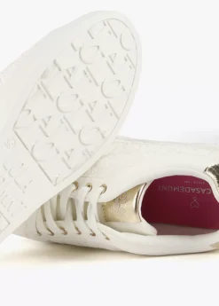 Zapatillas deportivas metalizadas