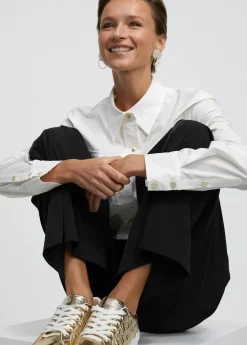 Zapatillas deportivas metalizadas