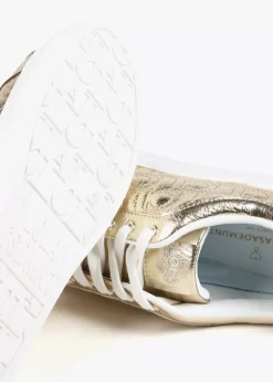 Zapatillas deportivas metalizadas