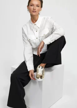 Zapatillas deportivas metalizadas