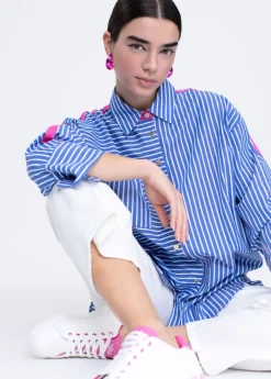 Zapatillas tipo sneakers bicolor