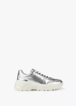 Zapatillas tipo sneakers metalizadas