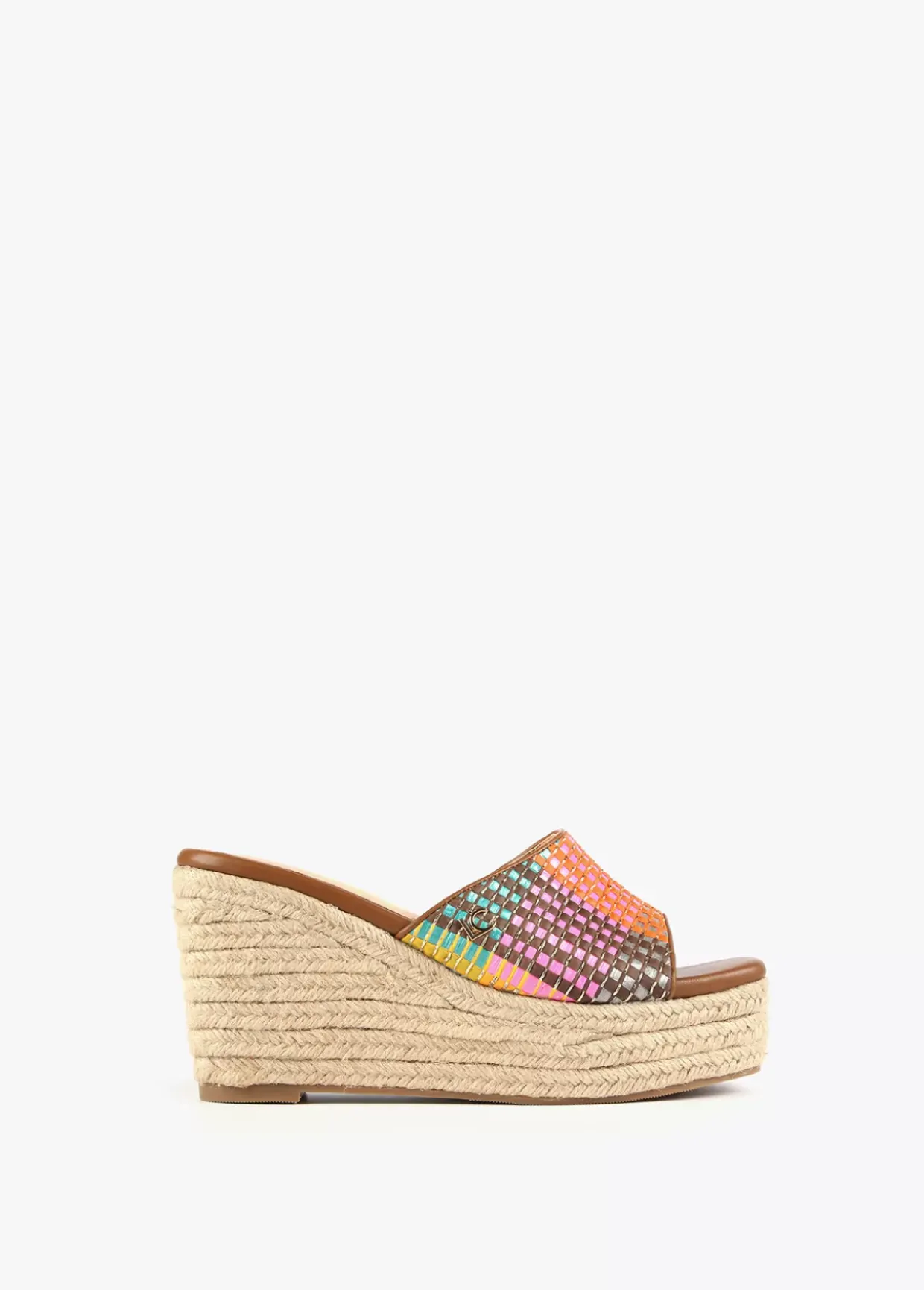 Zueco plataforma multicolor